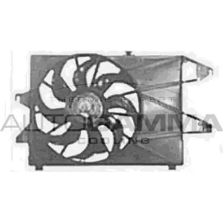 Вентилятор радиатора двигателя AUTOGAMMA T896U 9A GA200443 PTMNGTP 3855866 изображение 0
