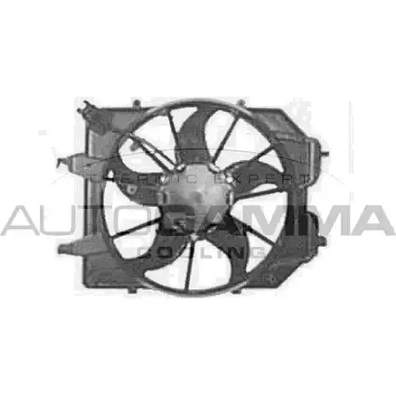 Вентилятор радиатора двигателя AUTOGAMMA 3855870 GA200448 MAEK2 3K R9M изображение 0