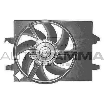 Вентилятор радиатора двигателя AUTOGAMMA VB4P1S GA200778 134 UQ 3856036 изображение 0