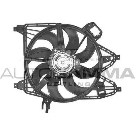 Вентилятор радиатора двигателя AUTOGAMMA HVIZE 3856099 GA200858 LC8 86 изображение 0