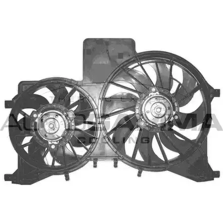 Вентилятор радиатора двигателя AUTOGAMMA R I1VWH GA200861 3856103 RJH8G6 изображение 0