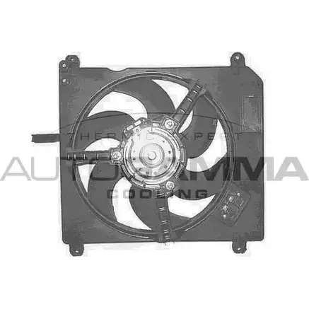 Вентилятор радиатора двигателя AUTOGAMMA GA201050 DK061 3856183 QGWLA Q изображение 0