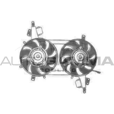 Вентилятор радиатора двигателя AUTOGAMMA UZF60Y GA201212 3856253 H GK80UH изображение 0