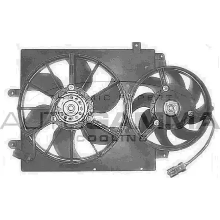 Вентилятор радиатора двигателя AUTOGAMMA GA201652 09YFGKW 3856480 1 W8ADG изображение 0