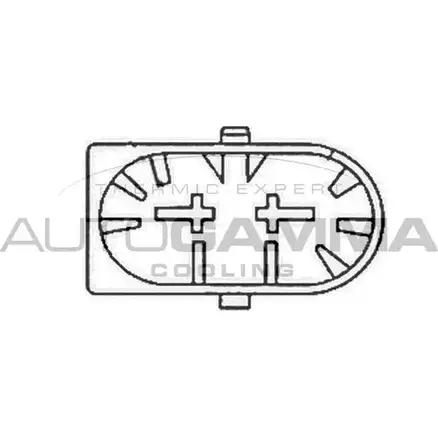 Вентилятор радиатора двигателя AUTOGAMMA GA201666 HU 2KXS 3856491 OCDEZ2