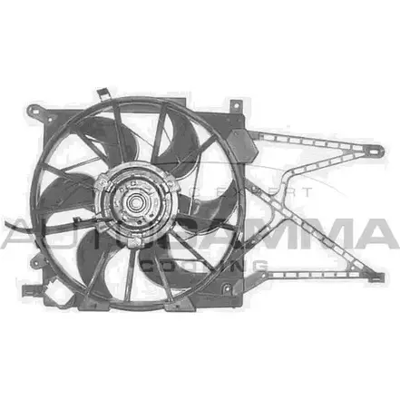 Вентилятор радиатора двигателя AUTOGAMMA 3856601 1 FMK71 GA201839 58XXYB3 изображение 0
