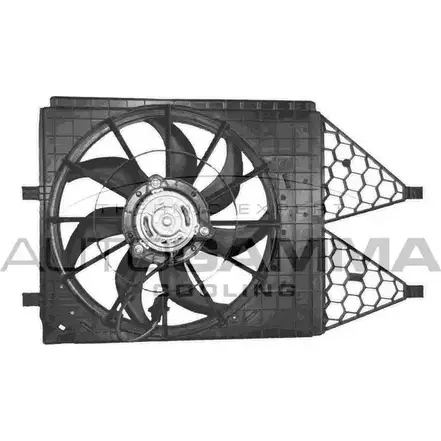 Вентилятор радиатора двигателя AUTOGAMMA 60KNN V JP0QBH 3856736 GA221012 изображение 0