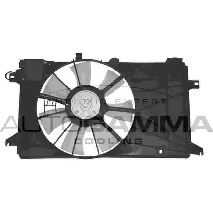 Вентилятор радиатора двигателя AUTOGAMMA H J1A0HD 3856873 GA228302 EJSL8 изображение 0