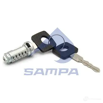 Ключ замка с личинкой SAMPA 204122 3710615 17F6 BF 8680281813999 изображение 0