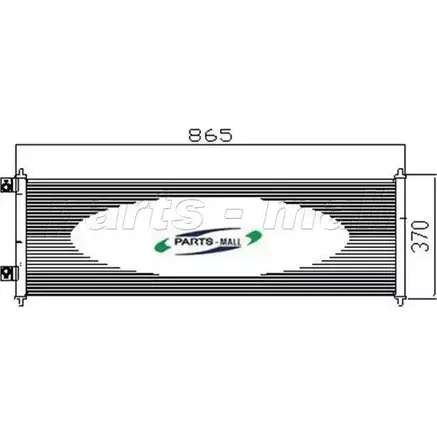 Радиатор кондиционера PARTS-MALL 6 QO1X 3880091 PXNC2-018 VDY2SC изображение 0