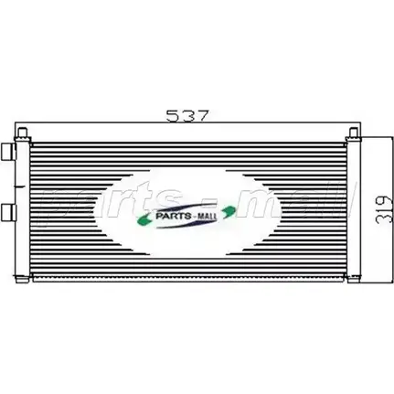 Радиатор кондиционера PARTS-MALL PXNCX-037G JW Z0RT Z5QFQ 3880285 изображение 0