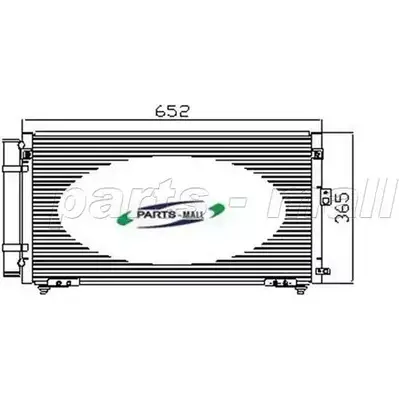 Радиатор кондиционера PARTS-MALL TOX3DYL SAP PA PXNCX-042X 3880289 изображение 0
