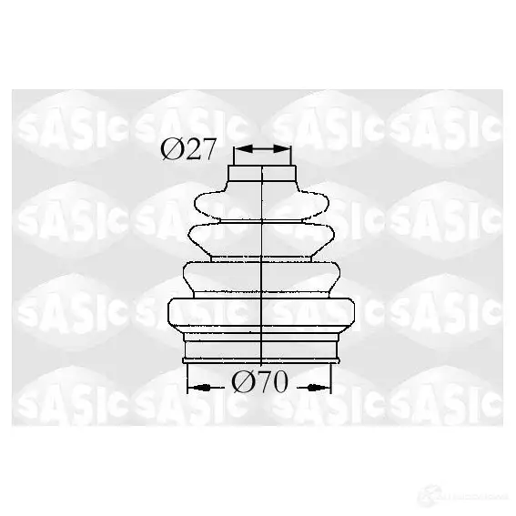 Пыльник шруса SASIC T NMM8 4003452 2135955 3660872312976