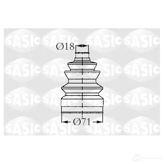 Пыльник шруса SASIC 3660872304964 2003418 114863301 A JY15