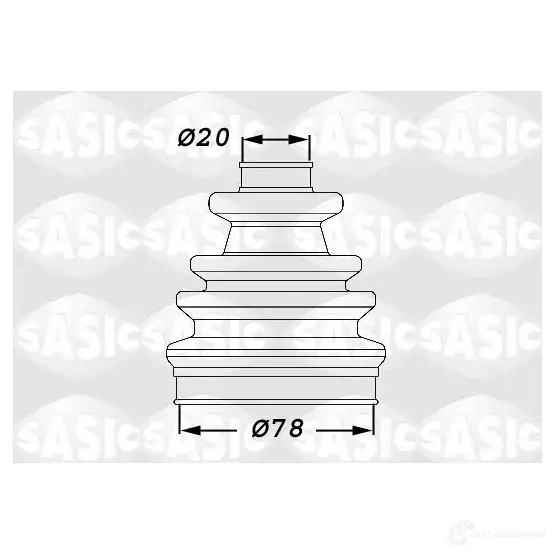 Пыльник шруса, ремкомплект SASIC 2132134 8 9XL3I 3660872371966 1906014