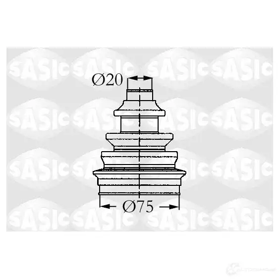 Пыльник шруса SASIC 9004721 3660872329233 54140754 84U ENJH