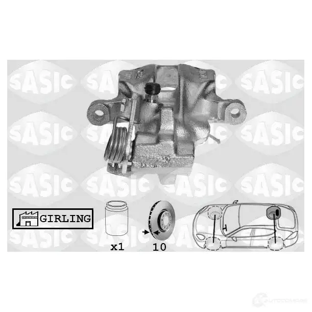 Тормозной суппорт SASIC 2141118 3660872337061 V B8FCB SCA0043 изображение 0