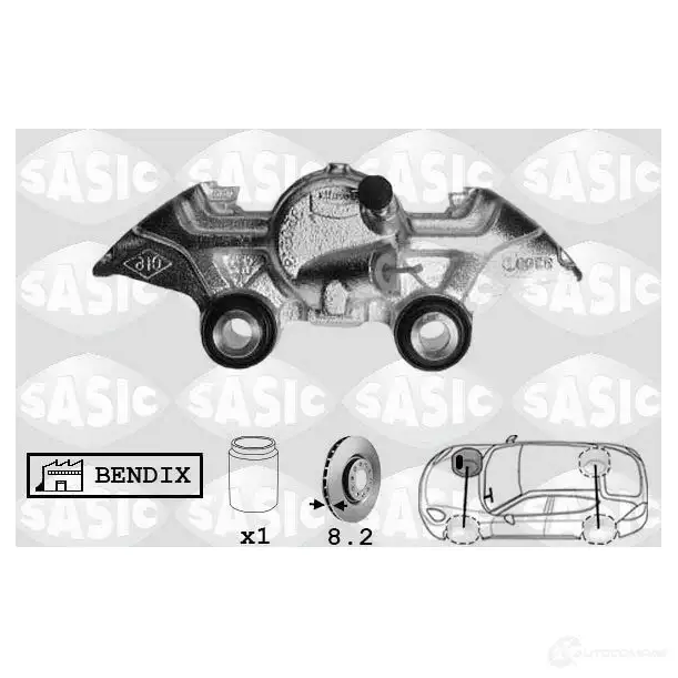 Тормозной суппорт SASIC 3660872338303 2141204 04YJ G SCA4035 изображение 0