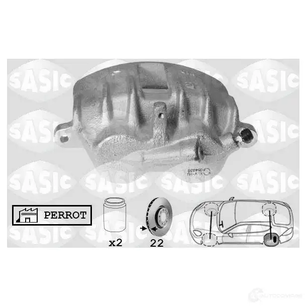 Тормозной суппорт SASIC IV MXR8I SCA6582 3660872352835 2141342