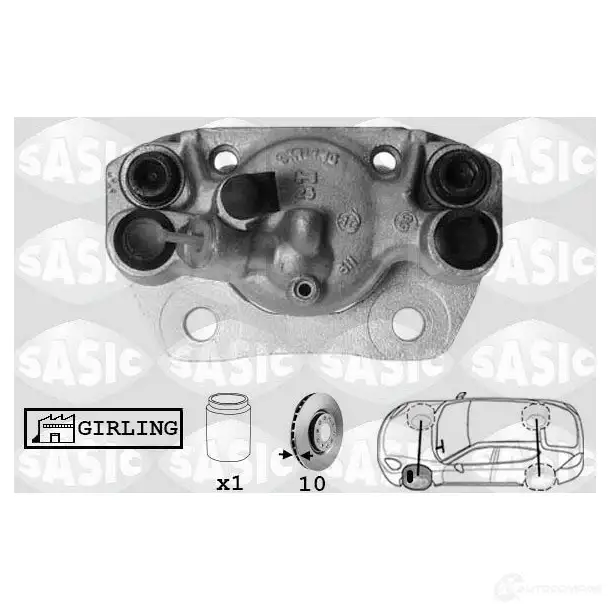 Тормозной суппорт SASIC S3LREX U 3660872336811 SCA0018 2141096