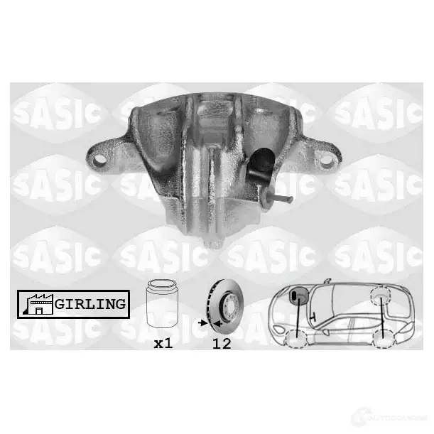 Тормозной суппорт SASIC SCA6193 3S CCW 3660872340528 2141309