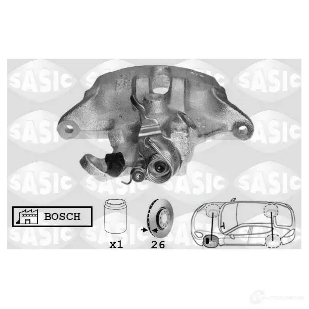 Тормозной суппорт SASIC 2137069 6500028 XS HC4G0 3660872372499 изображение 0
