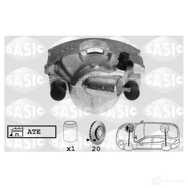 Тормозной суппорт SASIC L JE8Y 2141307 3660872340481 SCA6189 изображение 0