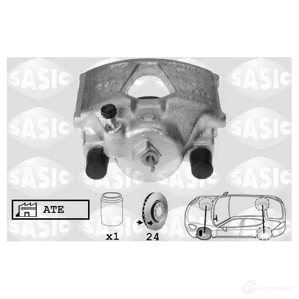 Тормозной суппорт SASIC 3660872339638 B DGUB1F 2141260 SCA6104 изображение 0