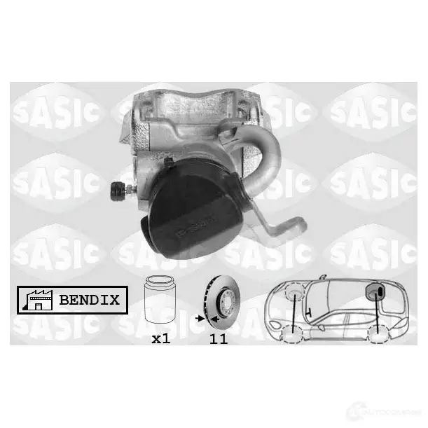 Тормозной суппорт SASIC 3660872339942 ZF0 Y8 2141274 SCA6135