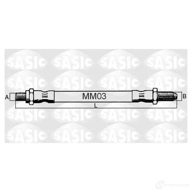 Тормозной шланг SASIC FPN J9AS 3660872336088 57329850 SBH6335