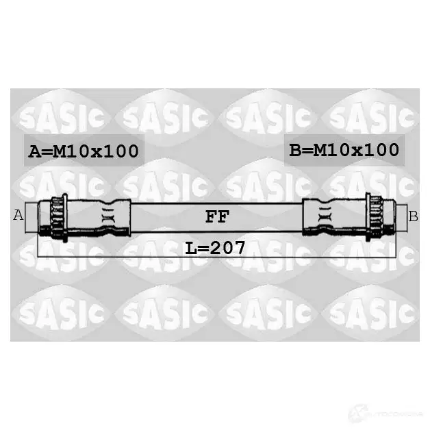 Тормозной шланг SASIC X IG2E9A SBH0171 3660872335029 2140976 изображение 0