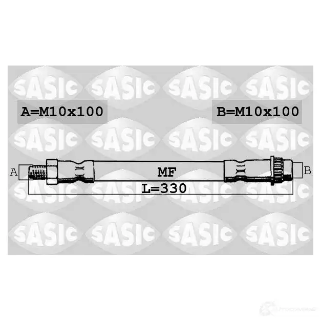 Тормозной шланг SASIC 3660872335050 2140978 SBH0174 1U4 5EP изображение 0