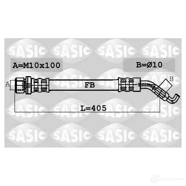 Тормозной шланг SASIC 3660872435675 2137493 6606107 TX 7A48 изображение 0