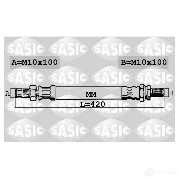 Тормозной шланг SASIC 2141045 3660872336040 Y5D L7RP SBH6331
