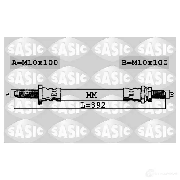 Тормозной шланг SASIC 7VGZI 0R 3660872389176 6606001 2137391