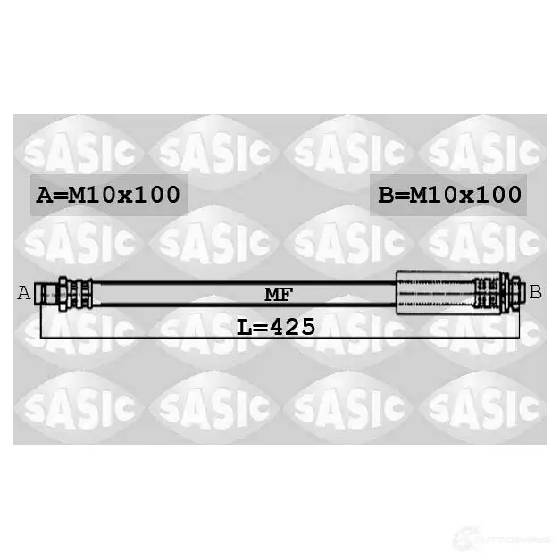 Тормозной шланг SASIC 6606177 C 0YIN 3660872436283 2137553