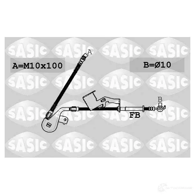 Тормозной шланг SASIC 2137326 6600030 3660872388971 DDI P9OT