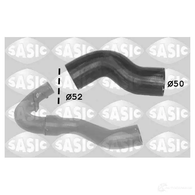 Патрубок интеркулера SASIC 3660872451613 3336205 TQ61 FOR 1222344069
