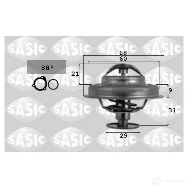 Термостат SASIC 4000359 2135367 3660872308597 HW0IL P