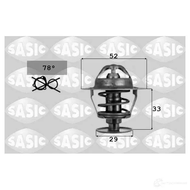 Термостат SASIC 9000039 3660872320551 2138919 GB1I 9PW