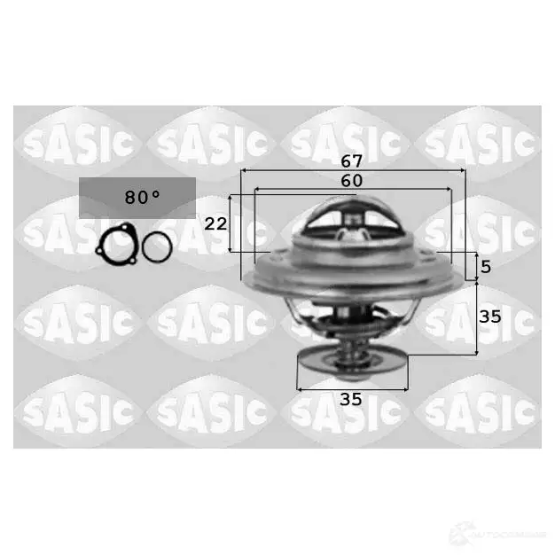 Термостат SASIC 2138999 J NQOVF 3660872321367 9000337