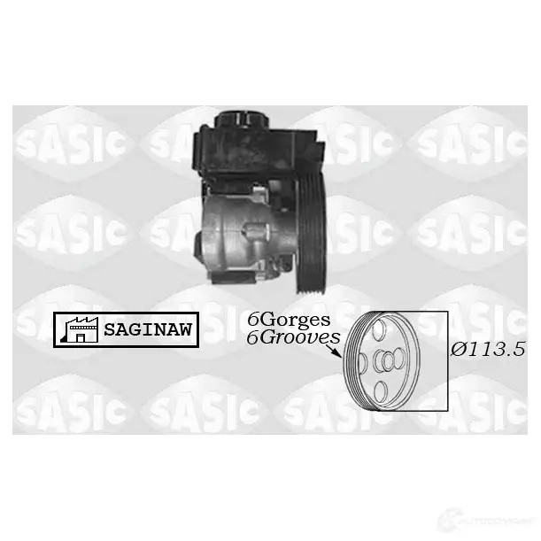 Насос Гур SASIC 3660872367341 7070004 2137776 JF 6FA