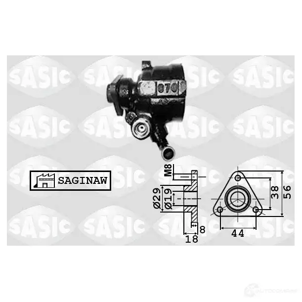 Насос Гур SASIC 7076005 6D 6FPM3 3660872367648 2137842