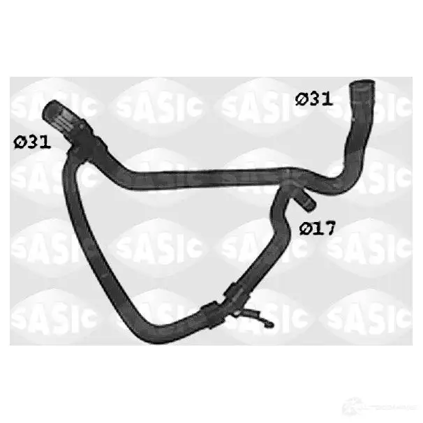Шланг радиатора SASIC TF7C 4AP 3660872355492 2141721 SWH0472 изображение 0