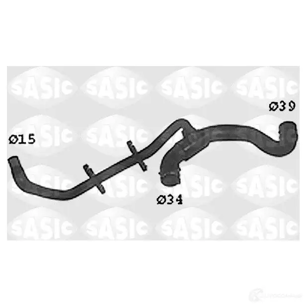 Патрубок радиатора, шланг SASIC CVQW1V S swh0430 3660872355072 6235736 изображение 0