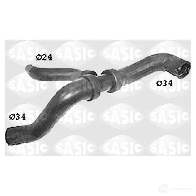 Шланг радиатора SASIC 87HDPQ 9 3660872358035 2141976 SWH6625 изображение 0