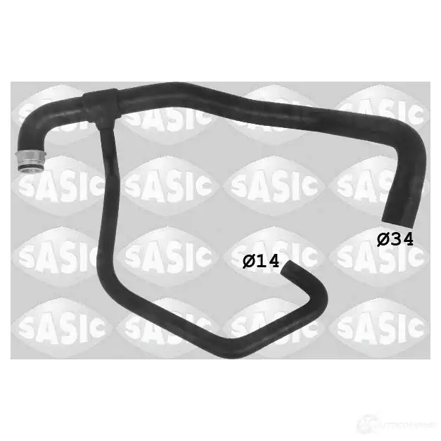 Шланг радиатора SASIC 7B A32 3660872355553 2141727 SWH0478