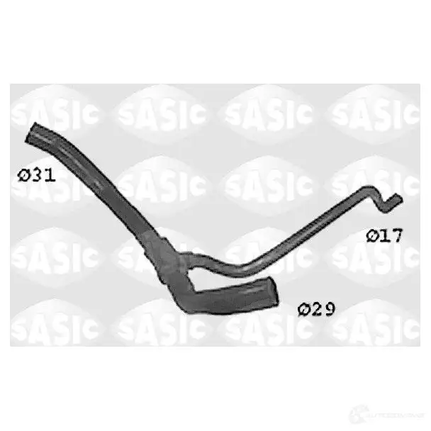 Шланг радиатора SASIC 2141925 3660872357533 1QR 87 SWH4315