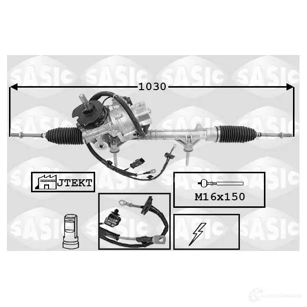 Рулевая рейка SASIC 4R03 8A 7170067 1439309367 изображение 0