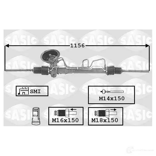 Рулевая рейка SASIC 3660872317940 2137710 7006107 B44E YYY